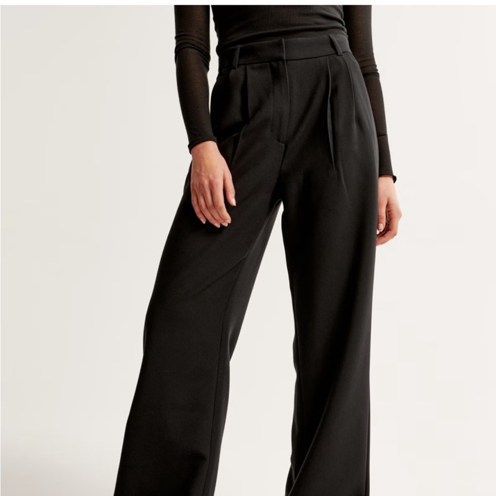 Abercrombie Black Trouser pants